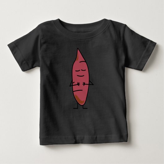 Süßkartoffel-Jamswurzel-Jamswurzel-Kartoffeln Baby T-shirt (Vorderseite)
