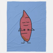 Süßkartoffel-Jamswurzel-Jamswurzel-Kartoffeln Fleecedecke (Vorderseite)