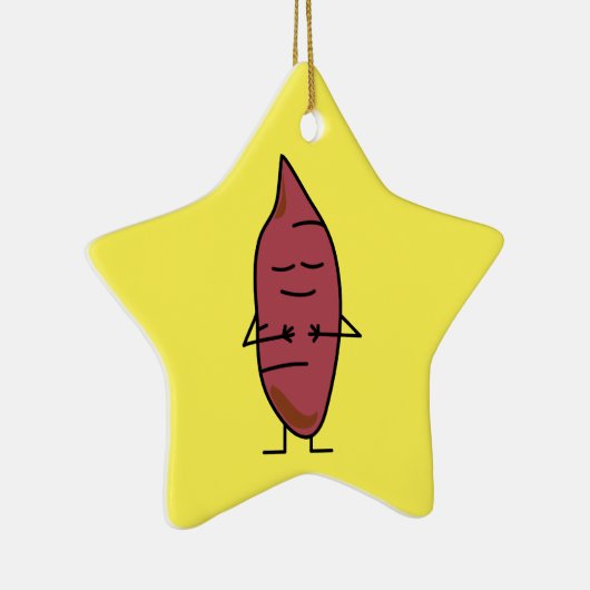 Süßkartoffel-Jamswurzel-Jamswurzel-Kartoffeln Keramik Ornament (Rechts)