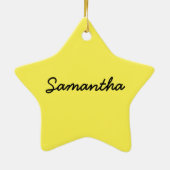 Süßkartoffel-Jamswurzel-Jamswurzel-Kartoffeln Keramik Ornament (Hinten)