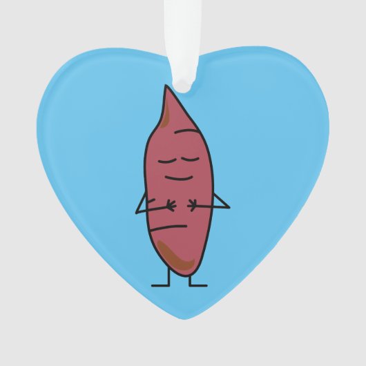 Süßkartoffel-Jamswurzel-Jamswurzel-Kartoffeln Ornament (Vorderseite)