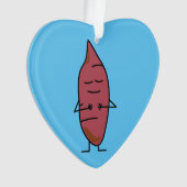 Süßkartoffel-Jamswurzel-Jamswurzel-Kartoffeln Ornament (Vorderseite)