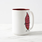 Süßkartoffel-Jamswurzel-Jamswurzel-Kartoffeln Zweifarbige Tasse (VorderseiteRechts)