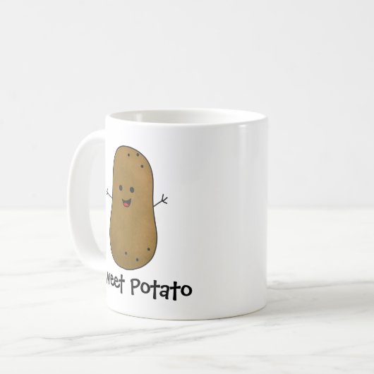 Süßkartoffel Kaffeetasse (Vorderseite Links)
