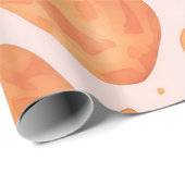 Süßkartoffel Wasserfarbenes Muster Geschenkpapier (Rolleneckpunkt)