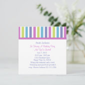 Süßkartoffeln Briefmarke Einladung (Stehend Vorderseite)