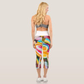 Süßkartoffeln Capri Leggings (Rückseite)