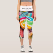 Süßkartoffeln Capri Leggings (Vorderseite)
