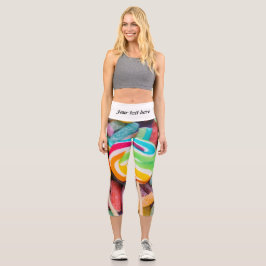 Süßkartoffeln Capri Leggings