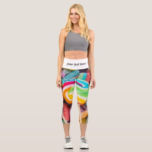 Süßkartoffeln Capri Leggings (Vorderseite)