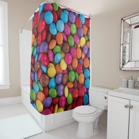 Süßkartoffeln Duschvorhang (Beispiel)