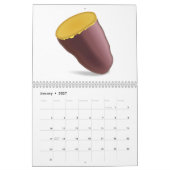 Süßkartoffeln, geröstet, Emoji Kalender (Jan 2027)