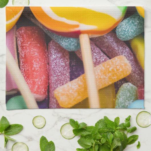 Süßkartoffeln Geschirrtuch (Gefaltet)