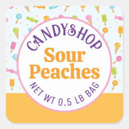 Süßkartoffeln Ice Cream Orange Aufkleber