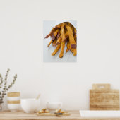 Süßkartoffeln in Papiertüten, nah, Poster (Küche)