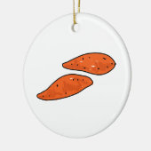 Süßkartoffeln Keramikornament (Links)