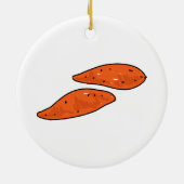 Süßkartoffeln Keramikornament (Hinten)