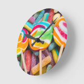 Süßkartoffeln Runde Wanduhr (Winkel)