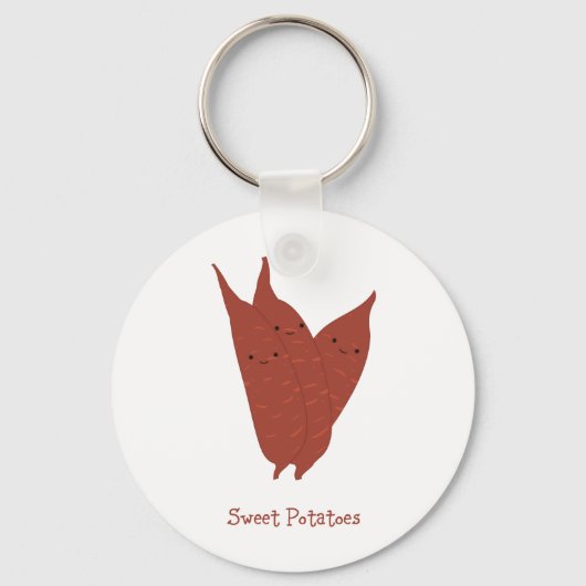 Süßkartoffeln Schlüsselanhänger (Vorderseite)