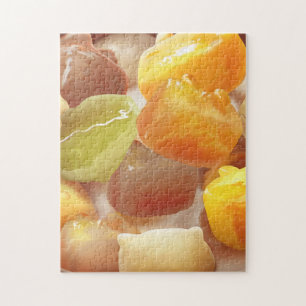 Süßkartoffeln und Taro Ball Dessert Puzzle