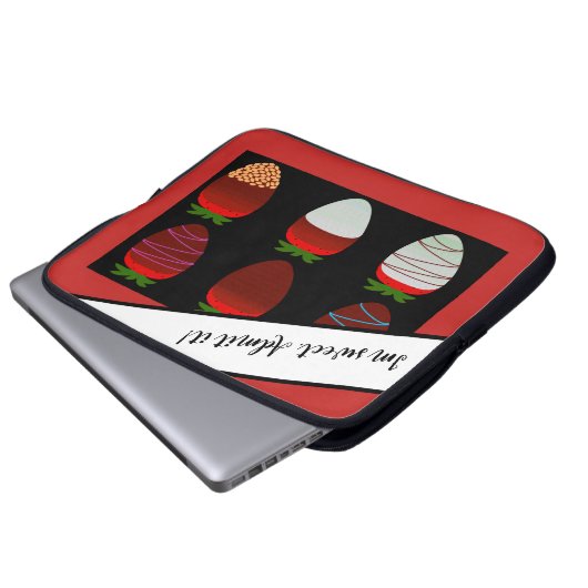 Süßkarton Laptopschutzhülle (Vorne Knopf)