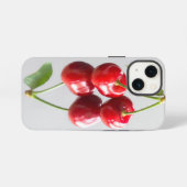 Süßkirsche iPhone Hülle (Rückseite (Horizontal))