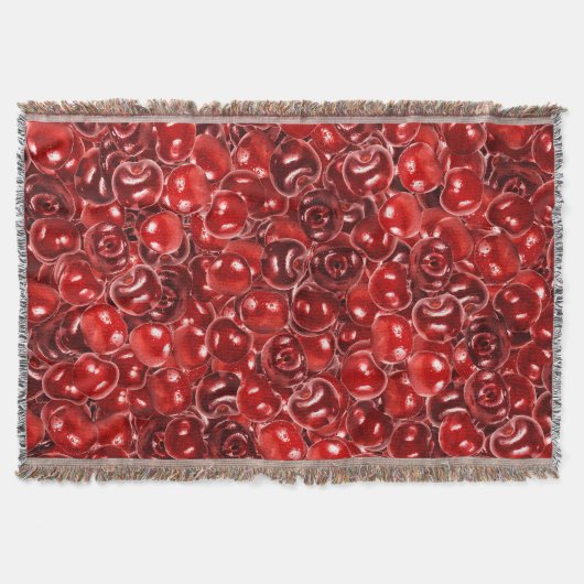 Süßkirschen Decke (Vorderseite)