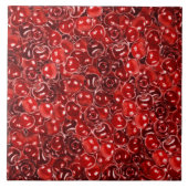 Süßkirschen Fliese (Vorderseite)