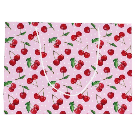 Süßkirschen, frisch große geschenktüte (Rückseite)