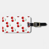 Süßkirschen Gepäckanhänger (Vorderseite horizontal)