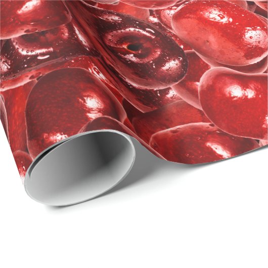 Süßkirschen Geschenkpapier (Rolleneckpunkt)
