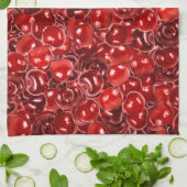 Süßkirschen Geschirrtuch (Gefaltet)