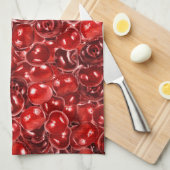 Süßkirschen Geschirrtuch (Viertel Falte)