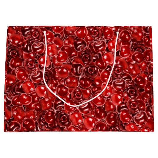 Süßkirschen Große Geschenktüte (Vorderseite)