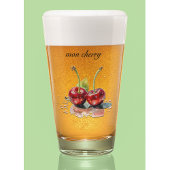 Süßkirschen in Wasserfarbe, nach Maß Glas