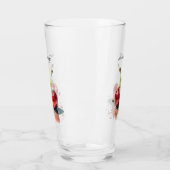 Süßkirschen in Wasserfarbe, nach Maß Glas (Links)