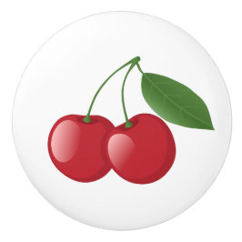 Süßkirschen Keramikknauf