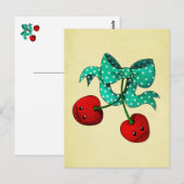 Süßkirschen Postkarte (Vorne/Hinten)
