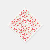 Süßkirschen Serviette (Ecke)