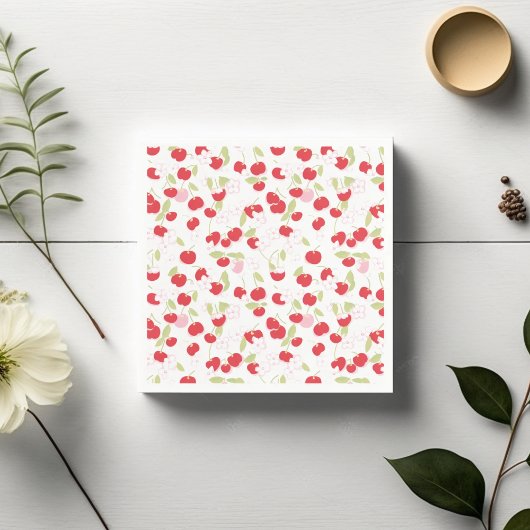 Süßkirschen Serviette