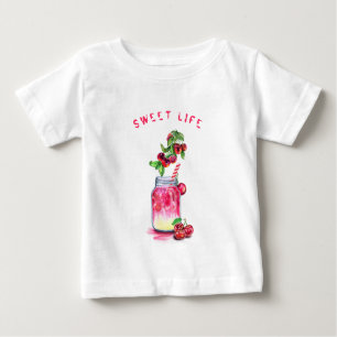 Süßkirschsaft Getränke Früchte Funny Baby T - Shir Baby T-shirt