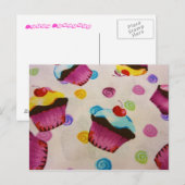 Süßkuchen Postkarte (Vorne/Hinten)