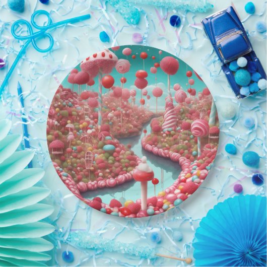 Süßland Pappteller (Party)