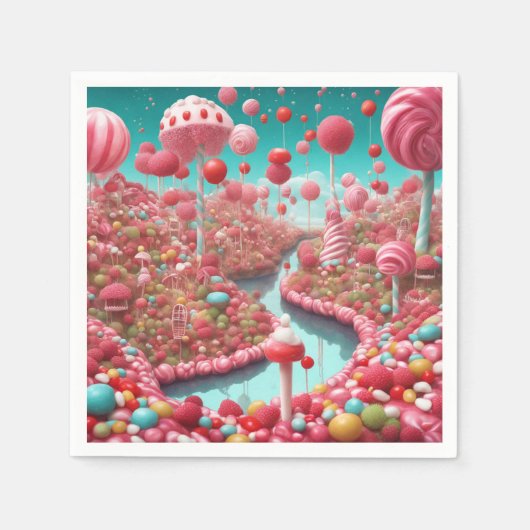 Süßland Serviette (Vorderseite)