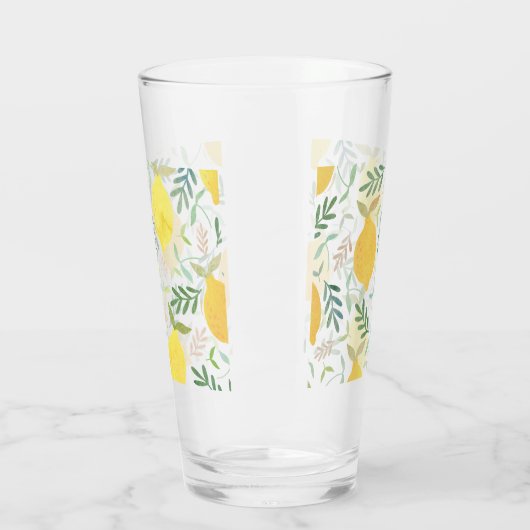 Süßlemonade Glas (Links)