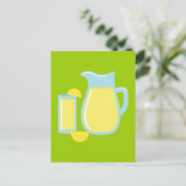 Süßlemonade Postkarte (Stehend Vorderseite)