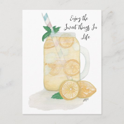 Süßlemonade Postkarte (Vorderseite)