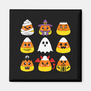 Süßmais niedliche Charaktere Halloween Mumie Geist Magnet
