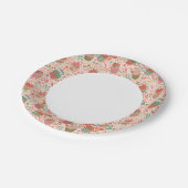 Süßmuster Pappteller (Schrägansicht)