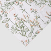 Süßpachelfloralen und Grüntöne Gewebepapier Seidenpapier (Detail)